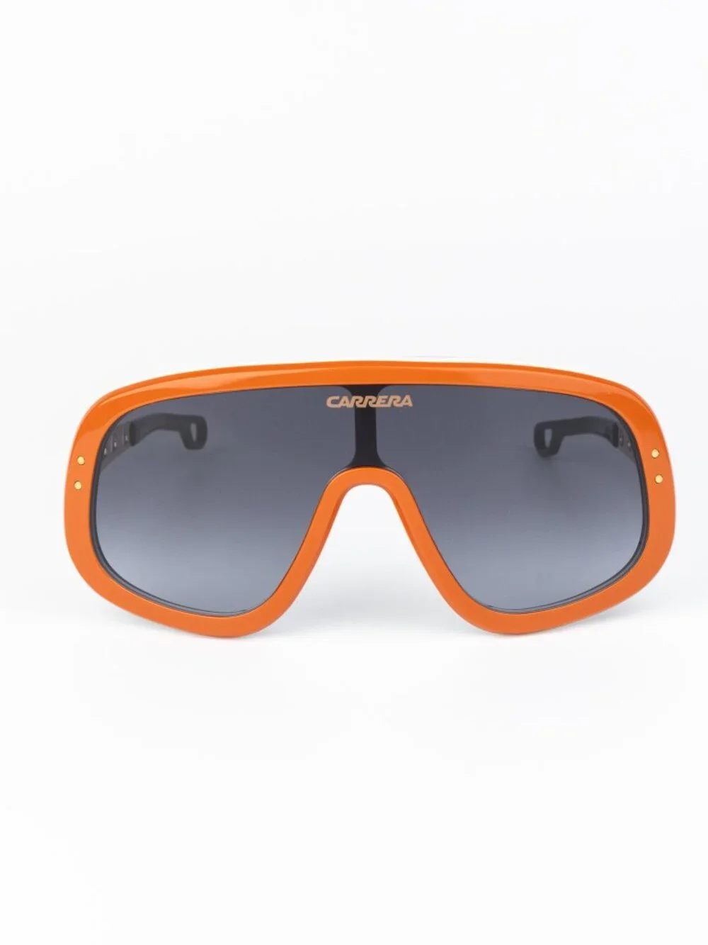 Carrera Men Sunglasses Orange Grey Shield FLAGLAB 17 0C3E 9O NEW AUTHENTIC